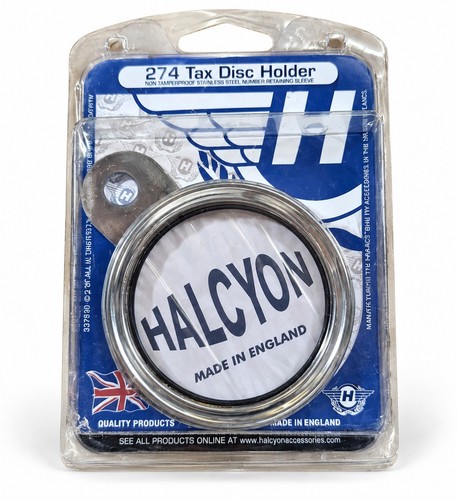 Halcyon 274 tax disc holder - halcyon,