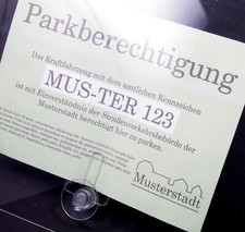 4er Set Parkscheinhalter Clip