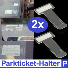 2x Parkticket Vignettenhalter